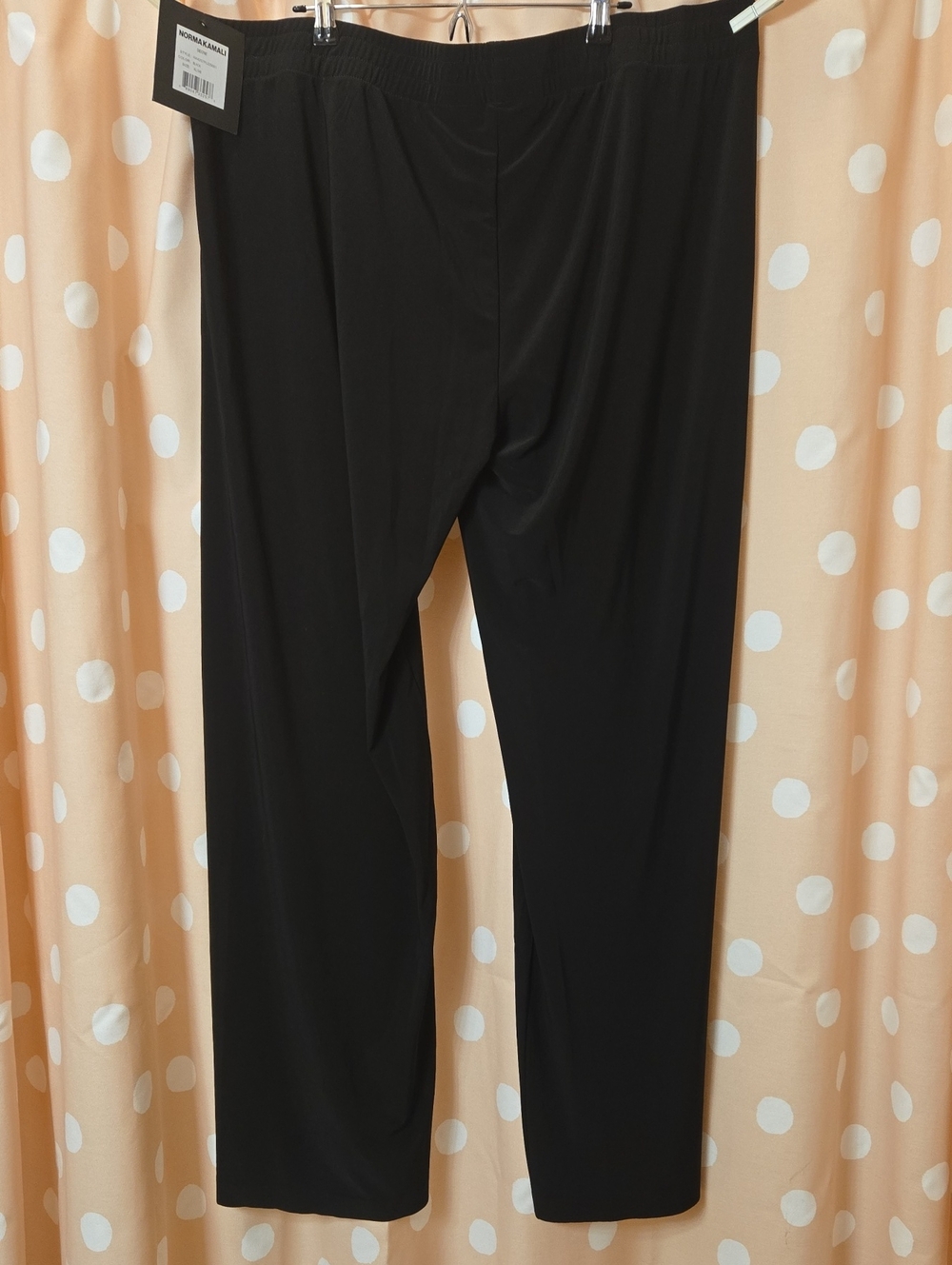 Norma Kamali Wide leg Stretch Lounge Pants Oversized XL 43" Waist